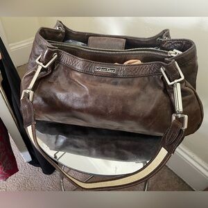 Classic Calvin Klein Brown Leather Purse circa ‘05/‘06